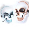 LED face mask - glowing skull - Halloween - festivalsMasks