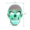 MáscaraMascarilla LED - calavera resplandeciente - Halloween - festivales