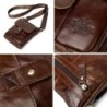 Fashionable shoulder bag - genuine leather - flap / haspsBags