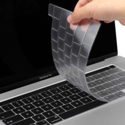 Protective keyboard cover - soft silicone - EU layout - for Macbook Pro 13