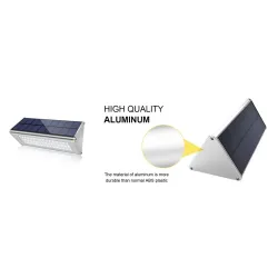 Outdoor solar LED light - waterproof wall lamp - with motion sensorSolar lighting