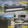 Outdoor solar LED light - waterproof wall lamp - with motion sensorSolar lighting
