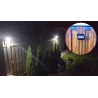 Outdoor solar LED light - waterproof wall lamp - with motion sensorSolar lighting