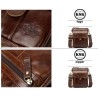 Fashionable shoulder bag - genuine leather - flap / haspsBags