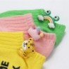 RopaCalcetines de bebé de algodón - antideslizantes - letras impresas - decoración de dibujos animados