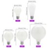 BombillaBombilla LED Edison - vidrio lechoso - 5W - AC110V 220V - G80 - G95 - G125 - A60 - ST64