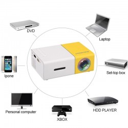 ProyectoresYG300 YG-300 Mini proyector LED portátil - HDMI - cine en casa - multimedia