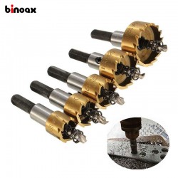 Brocas & taladrosBINOAX - Brocas HSS - puntas - taladrar metal / madera - 16 / 18.5 / 20 / 25 / 30mm - 5 piezas