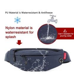 BolsasTINYAT - Bolso multifunción de pecho / cintura / bandolera - con orificio para auriculares - resistente al agua