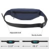 BolsasTINYAT - Bolso multifunción de pecho / cintura / bandolera - con orificio para auriculares - resistente al agua