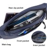 BolsasTINYAT - Bolso multifunción de pecho / cintura / bandolera - con orificio para auriculares - resistente al agua