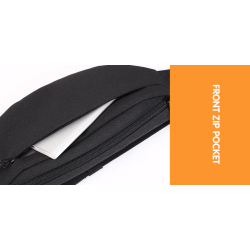 BolsasTINYAT - Bolso multifunción de pecho / cintura / bandolera - con orificio para auriculares - resistente al agua