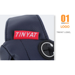 TINYAT - multifunction chest / waist / shoulder bag - with headphone jack hole - waterproofBags