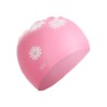 NataciónGorro de silicona - impermeable - protección oídos / pelo largo - estampado floral