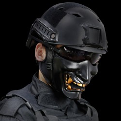 Half face mask - for Halloween - paintball - airsoft gunMasks