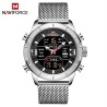 RelojesNAVIFORCE - reloj deportivo de lujo - cuarzo - digital - pantalla dual analógica - resistente al agua