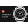 RelojesNAVIFORCE - reloj deportivo de lujo - cuarzo - digital - pantalla dual analógica - resistente al agua
