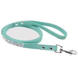 Collares & CorreasCorrea de cuero - con pedrería - para perros / gatos