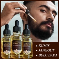 BarbaAceite esencial para el crecimiento de la barba - anticaída del cabello - cuidado nutritivo de la barba