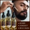 BarbaAceite esencial para el crecimiento de la barba - anticaída del cabello - cuidado nutritivo de la barba
