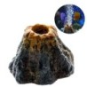 AcuarioVolcán de simulación - adorno de rocalla - bomba de aireación - fabricante de burbujas - decoración del acuario