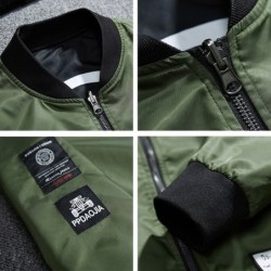 ChaquetasBombardero - chaqueta piloto - cortavientos corto - doble cara - con parches / cremallera - tipo delgado