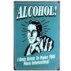 Vintage poster - metal wall sign - cocktail - drink - beerPlaques & Signs