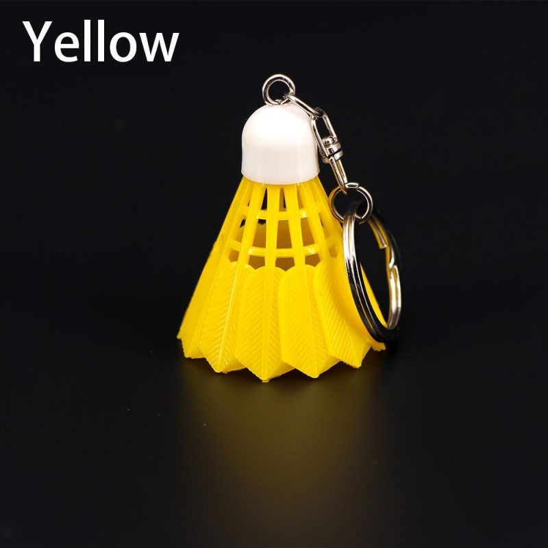 Mini badminton shuttlecock - keychainKeyrings