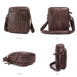 BolsosElegante bolso de hombro pequeño - cuero genuino