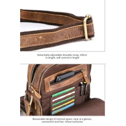 BolsosElegante bolso de hombro pequeño - cuero genuino