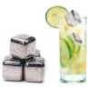 BarCubitos de hielo de acero inoxidable - piedras de enfriamiento - reutilizables