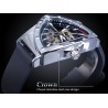 WINNER - fashionable sports watch - transparent cover - luminous pointers - triangle shape dialWatches