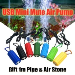BombasMini bomba de agua - bomba de aire de oxígeno - USB - silenciosa - ahorro de energía - para acuario - fuentes