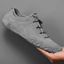 ZapatosZapatillas de gamuza con estilo - mocasines sin cordones