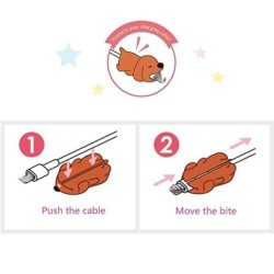 CablesProtección del cable de carga USB - forma de animales