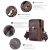 Small pouch - waist / shoulder bag - real leatherBags