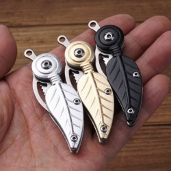 Mini foldable pocket knife - stainless steel - leaf shapeKnives & Multitools