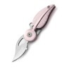 Cuchillos & multitoolsMini navaja de bolsillo plegable - acero inoxidable - forma de hoja