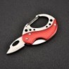 Multifunction mini knife - with carabiner - foldable - stainless steelKnives & Multitools