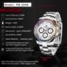 RelojesPAGANI - reloj de cuarzo deportivo de moda - resistente al agua - acero inoxidable
