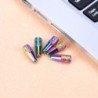 BicicletaTapas de válvula de bicicleta - aluminio - colores del arco iris - 5 piezas