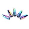 BicicletaTapas de válvula de bicicleta - aluminio - colores del arco iris - 5 piezas