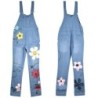 JumpsuitsMono largo de verano - mameluco de jeans - estampado de flores
