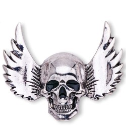 Punk style brooch - skull / wingsBrooches