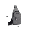 Fashionable multifunctional bag - for waist / shoulder - with earphones jack holeBags