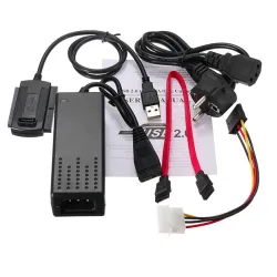 Unidades de disco duroUSB 2.0 a SATA IDE 2.5 / 3.5 - cable de disco duro - convertidor
