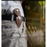 Cuchillos & multitoolsNavaja táctica pequeña - con anilla - funda de cuero - acero D2