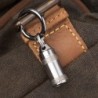 Medicine / pills storage box - waterproof container - with key ring - titanium alloyKeyrings