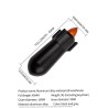 Pills storage box - waterproof container - with key ring - aluminum alloyKeyrings