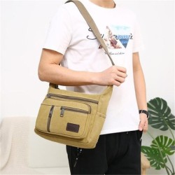 Retro canvas bag - adjustable shoulder strapBags